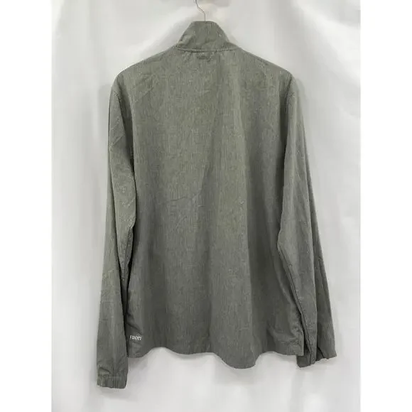 vuori L venture track jacket gray
